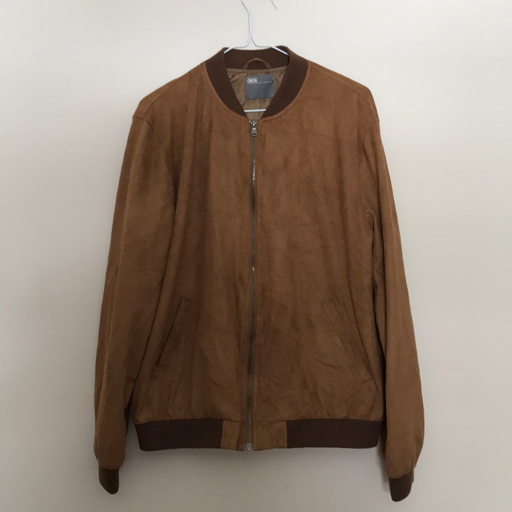 ASOS Suede Bomber Jacket